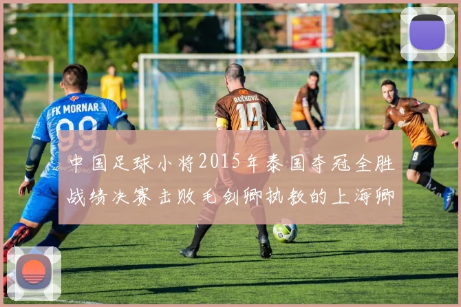 中国足球小将2015年泰国夺冠全胜战绩决赛击败毛剑卿执教的上海卿训